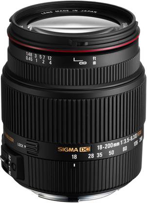 sigma 18 200 mm f3 5 6 3 ii dc os hsm for canon digital slr lens