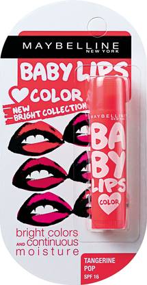 Maybelline New York Baby Lips Color New Bright Collection Tangerine Pop Rose Price In India Buy Maybelline New York Baby Lips Color New Bright Collection Tangerine Pop Rose Online