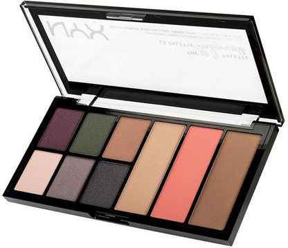 eyeshadow and highlighter palette