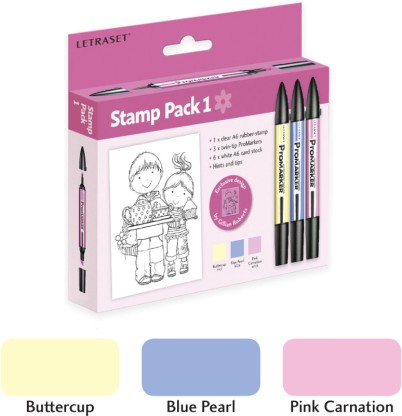 Letraset Promarker 10 Marker Pen Set  Rubber Stamping 1 