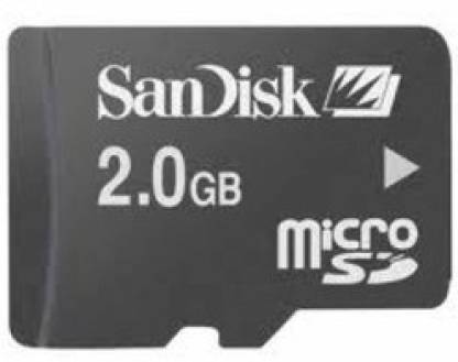 SanDisk 2 GB MicroSD Card  Memory Card