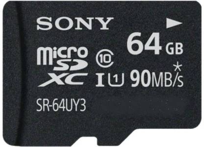 indre analysere risiko SONY 64 GB MicroSDHC Class 10 90 MB/s Memory Card - SONY : Flipkart.com