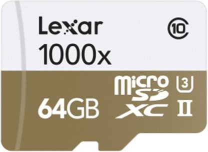 Lexar Professional 1000x 64GB SDXC UHS-II Cards 2-Pack 