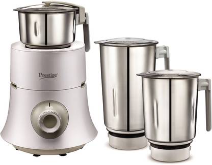 Flat 12% Off on - Prestige Teon 750 W Mixer Grinder (White, 3 Flat 12% Off on - Prestige Teon 750 W Mixer Grinder (White, 3