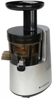 WONDERCHEF Cold Press Juicer - V6 COLD PRESS 200 W Juicer (2 Jars, Silver, Black)