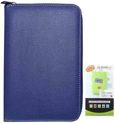 DMG Portfolio Bag for Spice Mobiles MiTab Mi 720 7in Tablet (Deep Blue) and 6600 mAh PowerBank Accessory Combo
