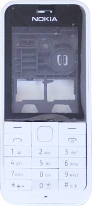 nokia back cover for nokia 220 full housing body panel free sim adapter white nokia flipkart com