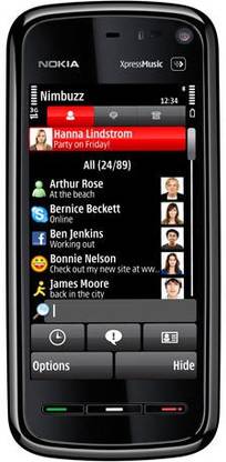 edge plus nokia 5800 xpress music front back panel