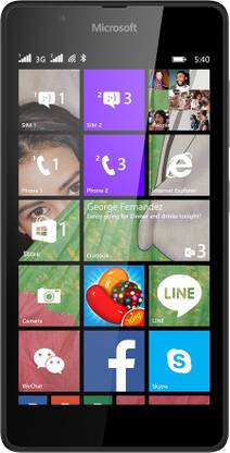 microsoft lumia 540 black 8 gb