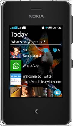nokia asha 500 rm 934 black 64 mb