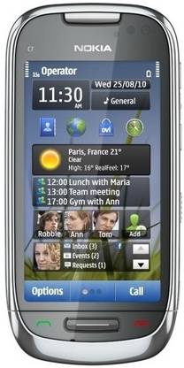 nokia c7 00 frosty metal 8 gb