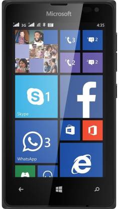 MICROSOFT Lumia 435 DS (Black, 8 GB)