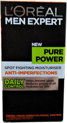 loreal pure power moisturiser