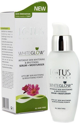lotus white glow face serum