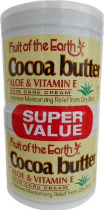 fruit of the earth cocoa butter aloe and vitamin e