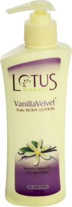 leef ermee Klem Rijke man LOTUS Vanilla Velvet Daily Body Lotion - Price in India, Buy LOTUS Vanilla  Velvet Daily Body Lotion Online In India, Reviews, Ratings & Features |  Flipkart.com