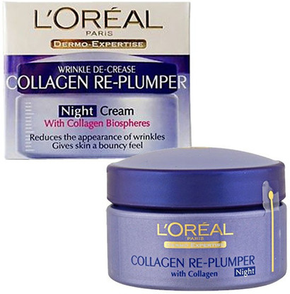 loreal collagen night cream