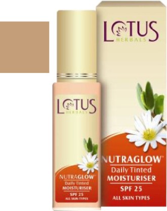 lotus herbals nutraglow daily tinted moisturiser