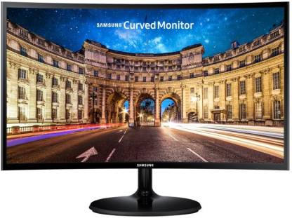 SAMSUNG 26.5 inch Curved Full HD LED Backlit VA Panel Monitor (LC27F390FHWXXL)