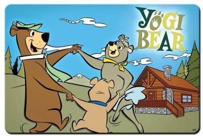 Shoperite Yogi Bear Cartoon Mousepad - Shoperite : 