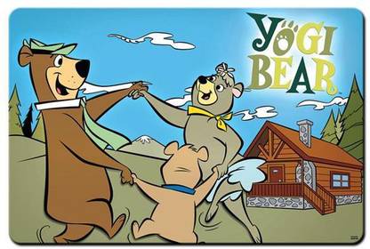 Shoperite Yogi Bear Cartoon Mousepad - Shoperite : Shoperite Yogi Bear Cartoon Mousepad - Shoperite :