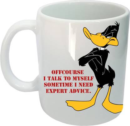 Arkist Daffy Duck Disney Quote Ceramic Coffee Mug Price in India - Buy  Arkist Daffy Duck Disney Quote Ceramic Coffee Mug online at Flipkart.com