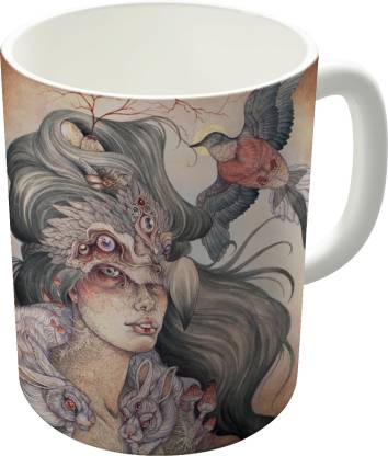The Fappy Store The Dodos Widow Art Print Ceramic Coffee Mug