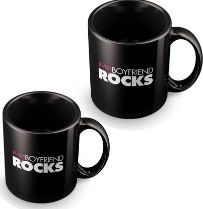 Posterchacha My Boyfriend Rocks Black Tea And Coffee valentine Love Gift  For Him And Her Ceramic Coffee Mug Price in India - Buy Posterchacha My  Boyfriend Rocks Black Tea And Coffee valentine