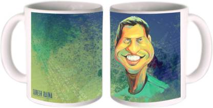 Shopkeeda IPL Suresh Raina Funny Sketch Ceramic Coffee Mug Price in India -  Buy Shopkeeda IPL Suresh Raina Funny Sketch Ceramic Coffee Mug online at  