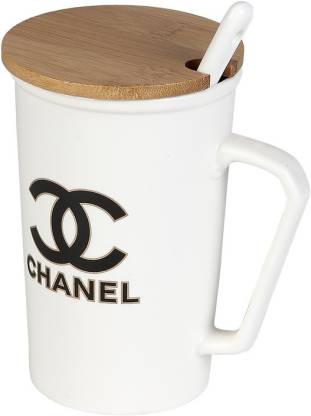 COSMOSGALAXY Ceramic Chanel Wood, Ceramic Coffee Mug Price in India - Buy  COSMOSGALAXY Ceramic Chanel Wood, Ceramic Coffee Mug online at 