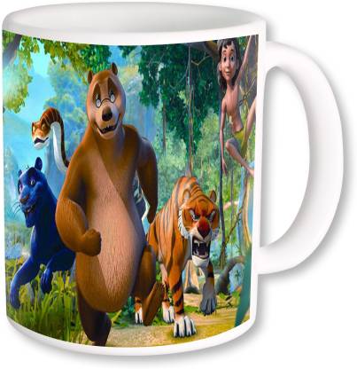 Heyworlds mowgli cartoon Ceramic Coffee Mug Price in India - Buy Heyworlds mowgli  cartoon Ceramic Coffee Mug online at 