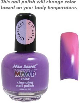 Mia Secret Mood Color Changing Purple To Pink Lacquer - Price in India, Buy  Mia Secret Mood Color Changing Purple To Pink Lacquer Online In India,  Reviews, Ratings & Features 