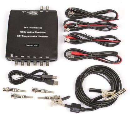 Hantek 1008C Automotive PC USB DAQ Program Generator Oscilloscope 8CH Diagnostic 