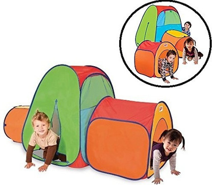 tent with tunnel for toddlers