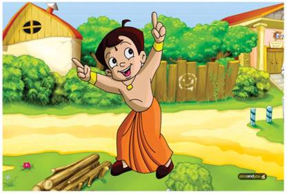 Pics And You Chhota Bheem Cartoon Themed 19 Digital Reprint 12 inch x 18  inch Painting Price in India - Buy Pics And You Chhota Bheem Cartoon Themed  19 Digital Reprint 12