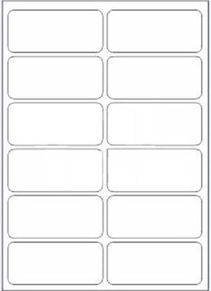 R R Enterprises 12- A4 Size Multi Purpose Self Adhesive Paper ...