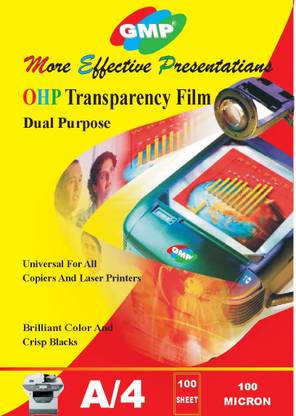 Gmp Paper Flipkart.com | GMP A4 OHP 100 Micron Transparency Film 100 Sheet ...