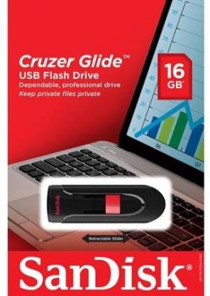 SanDisk Cruzer Glide CZ60 16 GB Pen Drive