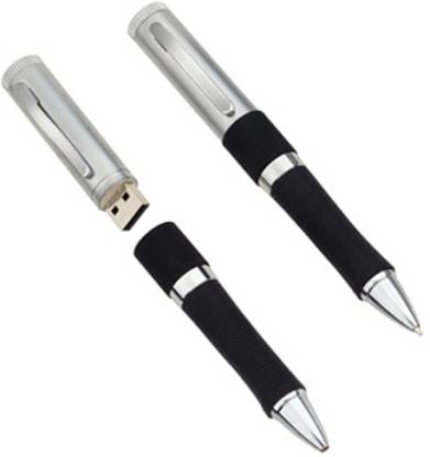 microware Silver Black Pen 8 GB Pen Drive