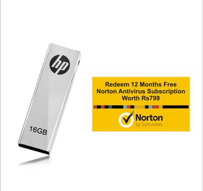 HP V210w With Norton Antivirus 12 Month Subscription 16 GB ...