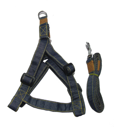 Denim body belt 1inch Dog Harness