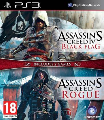 Assassin's Creed IV: Black Flag / Assassin's Creed Rogue Price in India -  Buy Assassin's Creed IV: Black Flag / Assassin's Creed Rogue online at  Flipkart.com