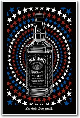 Jack Daniels Tennessee Whisky Paper Print - Typography ...
