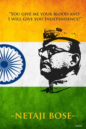 Poster - Netaji Subhas Chandra Bose Paper Print - Personalities posters ...