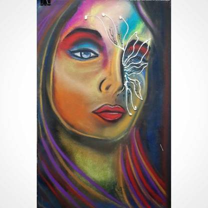 Ledy Painting Artwork | Artist: Vikram Singh Photographic Paper ...