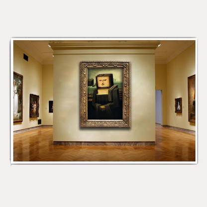 Minecraft Mona Lisa Art King Size Poster Paper Print Abstract Posters In India Buy Art Film Design Movie Music Nature And Educational Paintings Wallpapers At Flipkart Com