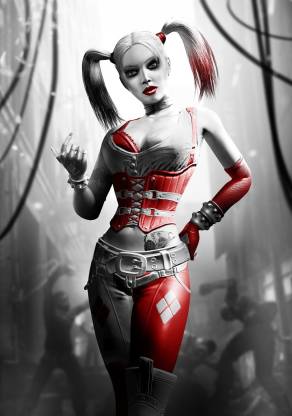 Batman Arkham City: Harley Quinn HD Poster Art PNCAL21942PNCAL21942  Photographic Paper - Abstract posters in India - Buy art, film, design,  movie, music, nature and educational paintings/wallpapers at 