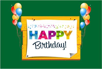 Happy Birthday Wallpaper Paper Print Decorative Posters In India Buy Art Film Design Movie Music Nature And Educational Paintings Wallpapers At Flipkart Com