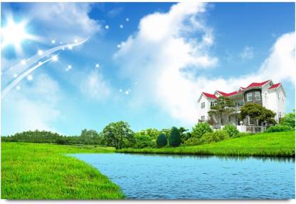 My Dream House Paper Print - Nature posters in India - Buy art, film,  design, movie, music, nature and educational paintings/wallpapers at  