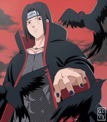 Itachi Uchiha Fine Art Print - Animation & Cartoons posters in India - Buy  art, film, design, movie, music, nature and educational  paintings/wallpapers at 